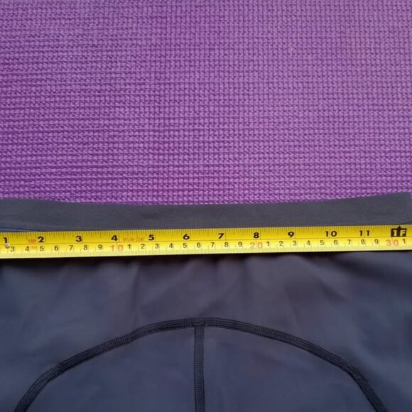 Lululemon High Rise Paddle Crop 15.75" Denim Wash Print Blue Hail Multi size 6-8 - Picture 7 of 8